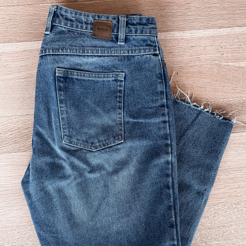 RVCA High Waist Straight Crop Size 30